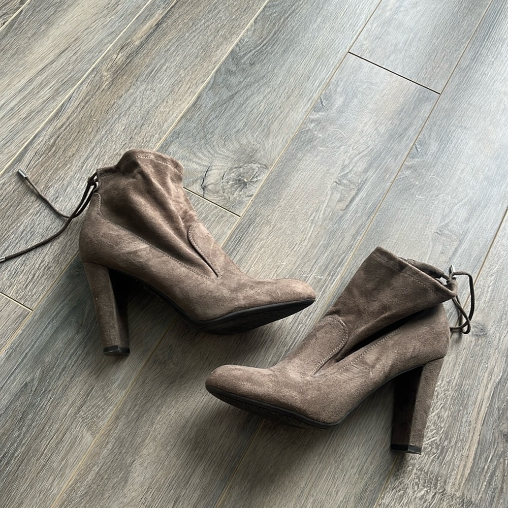 Marc Fisher Brown Suede Booties
